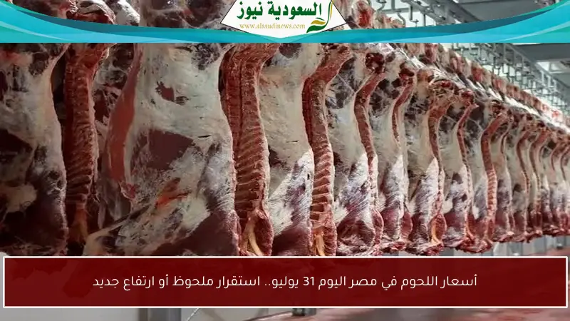 أسعار اللحوم في مصر اليوم 31 يوليو.. استقرار ملحوظ أو ارتفاع جديد
