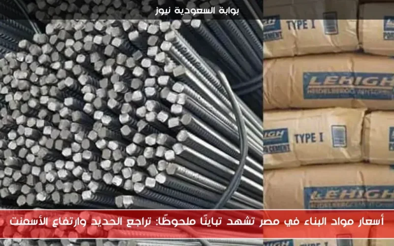 أسعار مواد البناء في مصر تشهد تباينًا ملحوظًا: تراجع الحديد وارتفاع الأسمنت