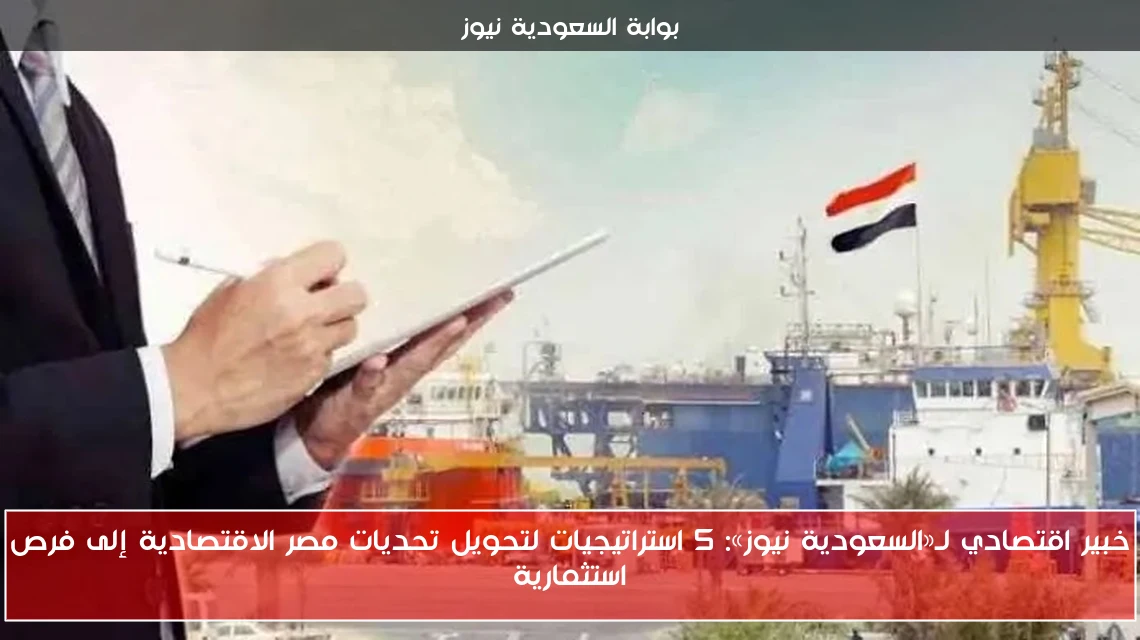 خبير اقتصادي لـ«السعودية نيوز»: 5 استراتيجيات لتحويل تحديات مصر الاقتصادية إلى فرص استثمارية