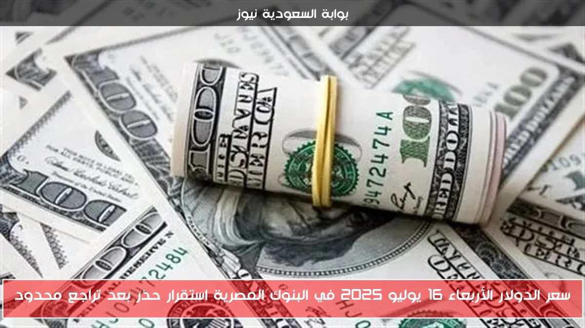 سعر الدولار الأربعاء 16 يوليو 2025 في البنوك المصرية استقرار حذر بعد تراجع محدود