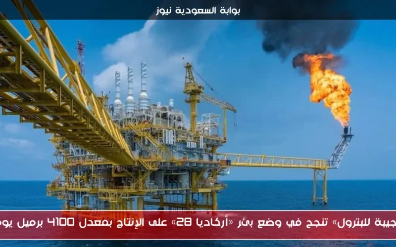 «عجيبة للبترول» تنجح في وضع بئر «أركاديا 28» على الإنتاج بمعدل 4100 برميل يوميًا