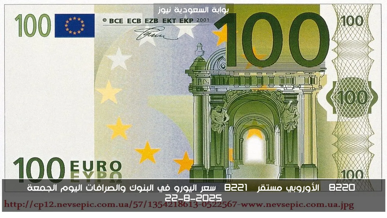 “الأوروبي مستقر” سعر اليورو في البنوك والصرافات اليوم الجمعة 22-8-2025