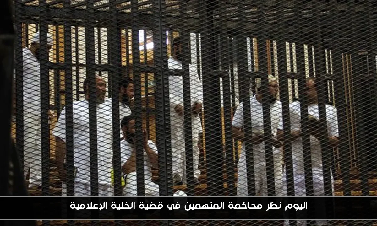اليوم نظر محاكمة المتهمين في قضية الخلية الإعلامية