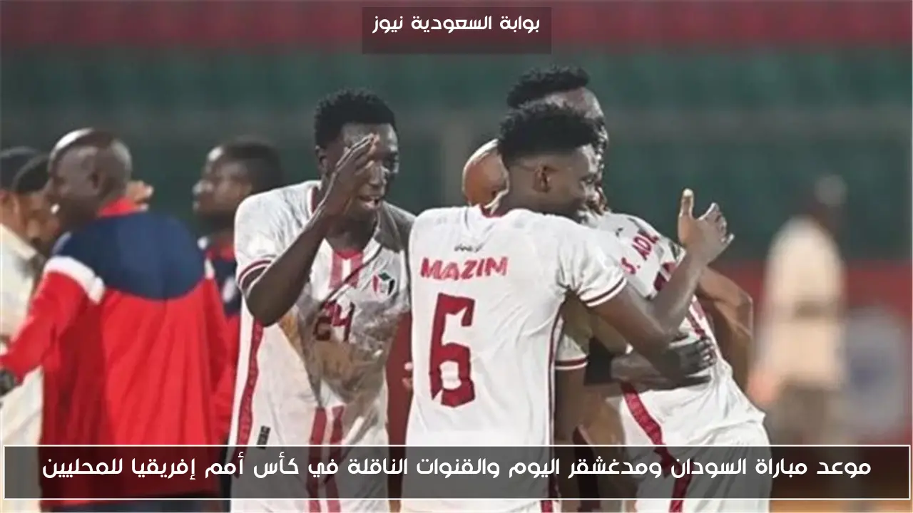 موعد مباراة السودان ومدغشقر اليوم والقنوات الناقلة في كأس أمم إفريقيا للمحليين