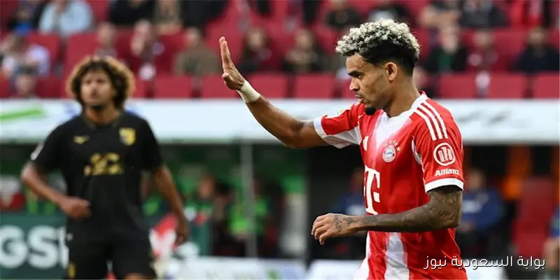 لويس دياز يتألق وبايرن ميونخ يتجاوز أوجسبورج في الدوري الألماني