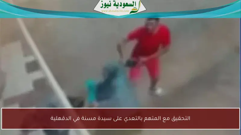 التحقيق مع المتهم بالتعدي على سيدة مسنة في الدقهلية