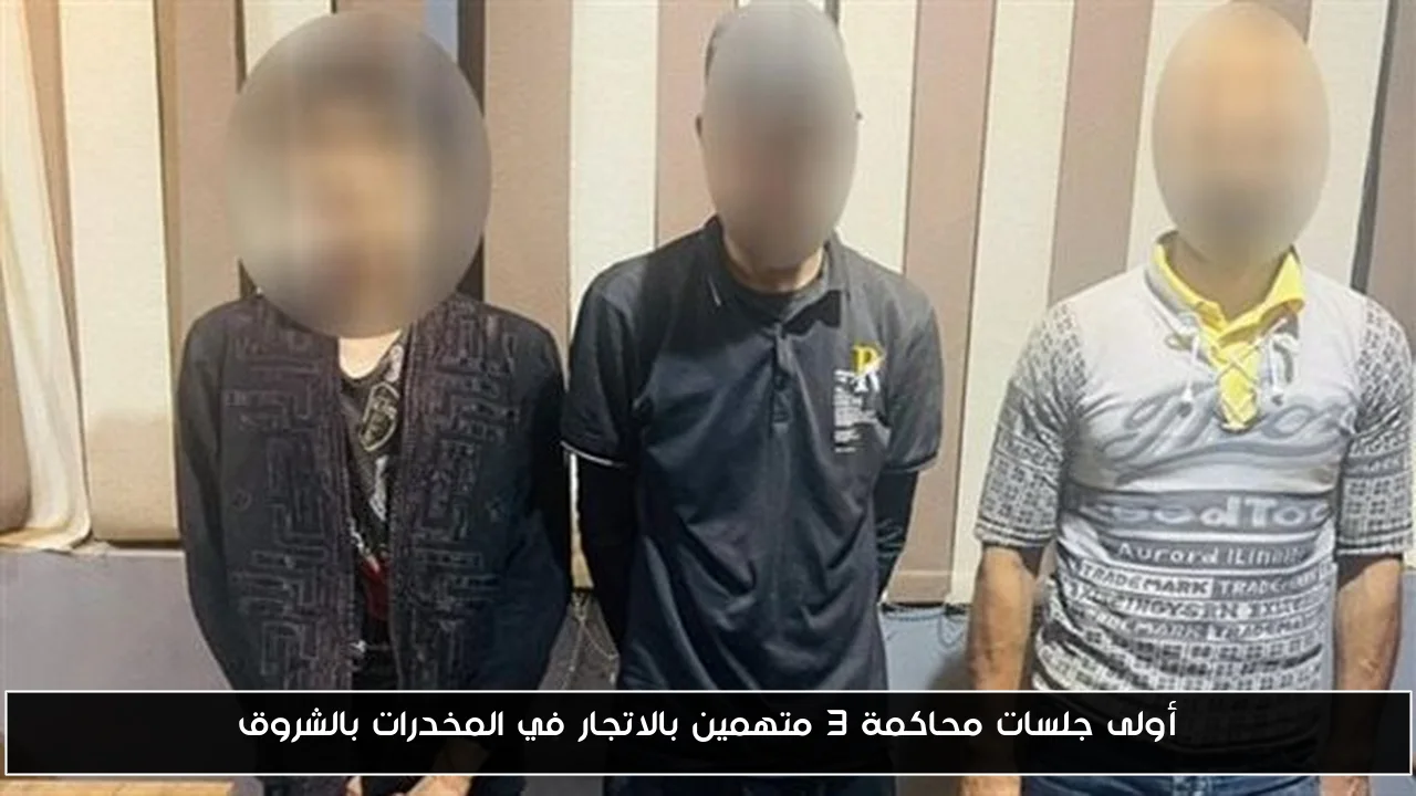 أولى جلسات محاكمة 3 متهمين بالاتجار في المخدرات بالشروق