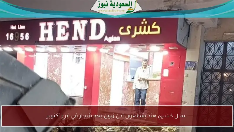 عمال كشري هند يقطعون أذن زبون بعد شجار في فرع أكتوبر