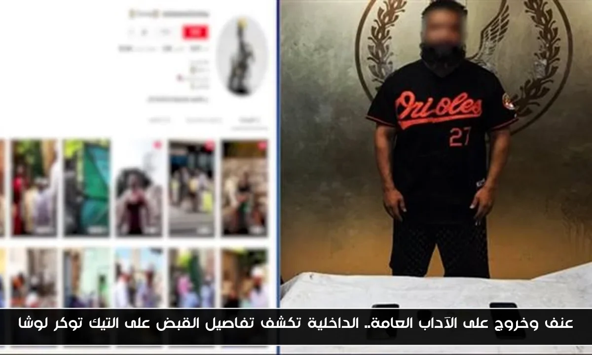 عنف وخروج على الآداب العامة.. الداخلية تكشف تفاصيل القبض على التيك توكر لوشا
