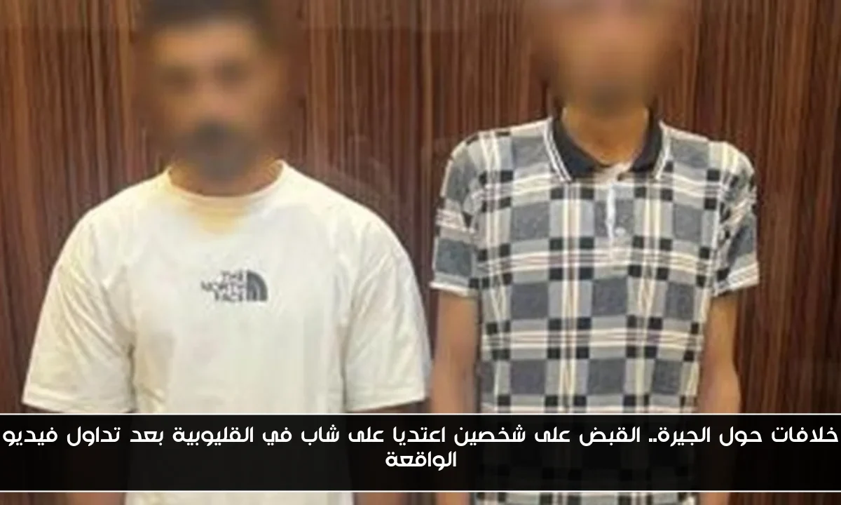 خلافات حول الجيرة.. القبض على شخصين اعتديا على شاب في القليوبية بعد تداول فيديو الواقعة