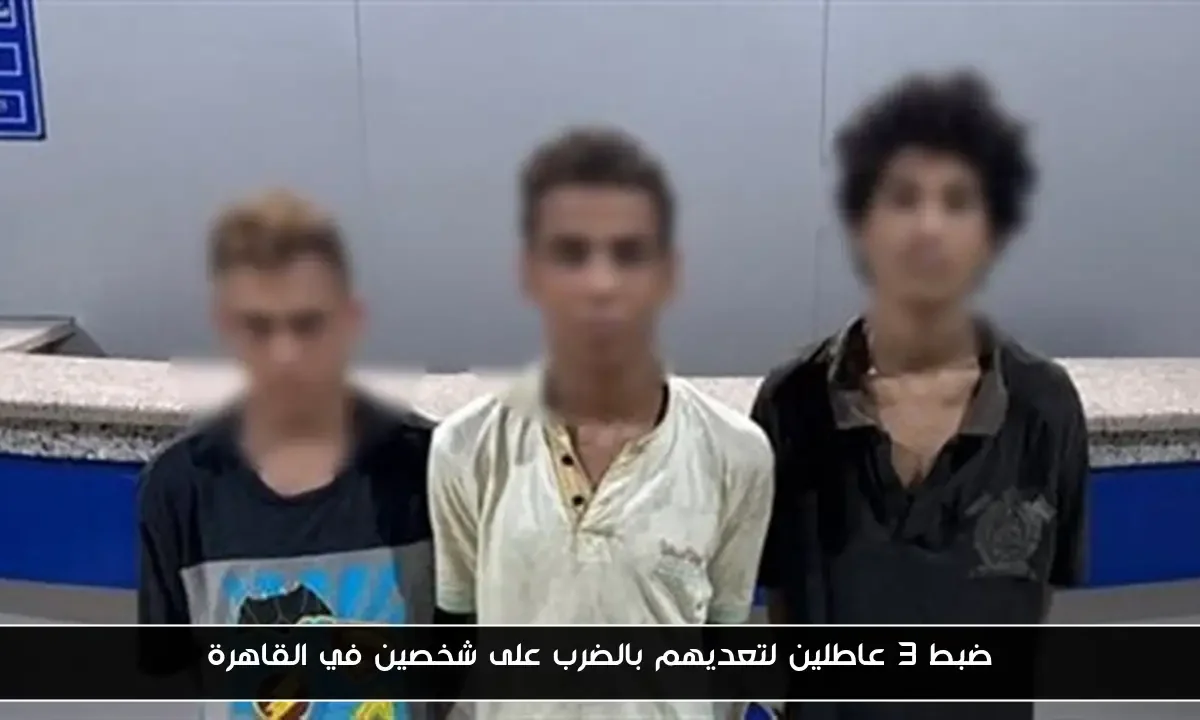 ضبط 3 عاطلين لتعديهم بالضرب على شخصين في القاهرة