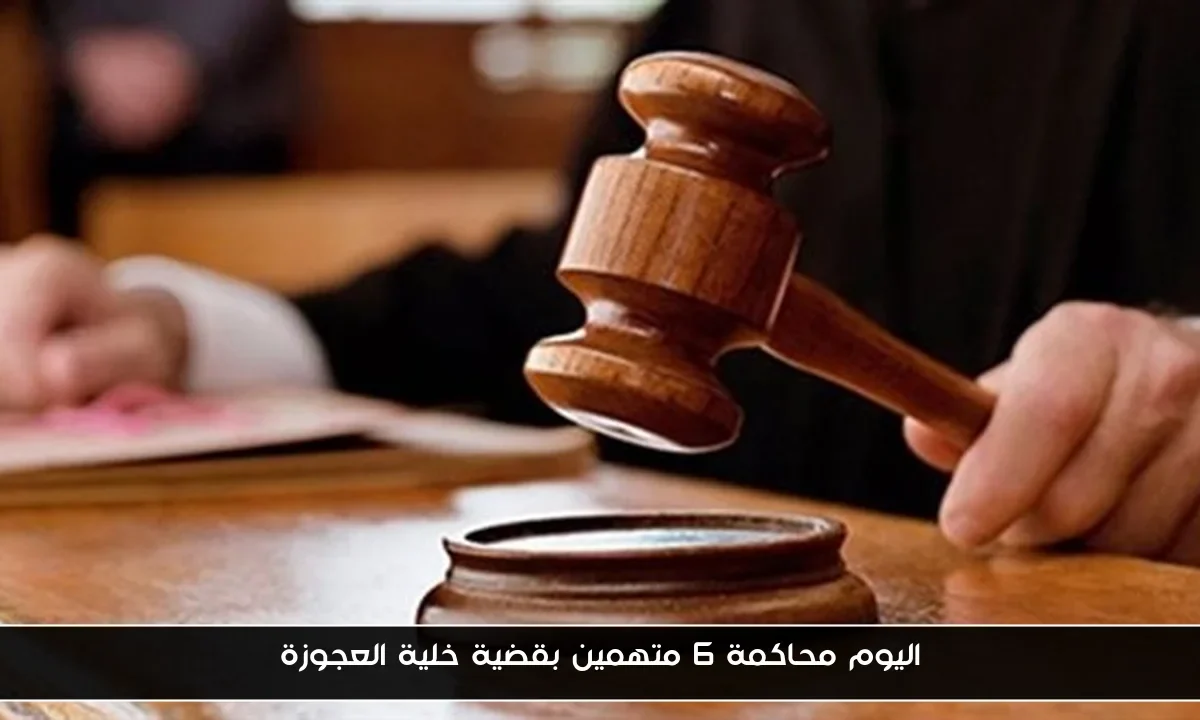 اليوم محاكمة 6 متهمين بقضية خلية العجوزة