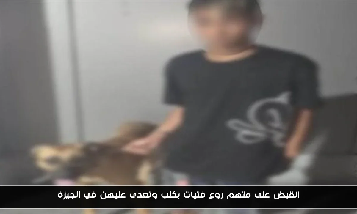 القبض على متهم روع فتيات بكلب وتعدى عليهن في الجيزة