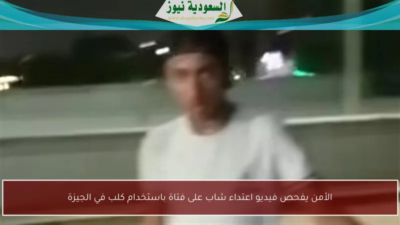 الأمن يفحص فيديو اعتداء شاب على فتاة باستخدام كلب في الجيزة