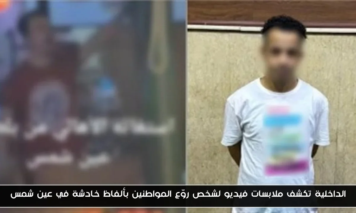 الداخلية تكشف ملابسات فيديو لشخص روّع المواطنين بألفاظ خادشة في عين شمس