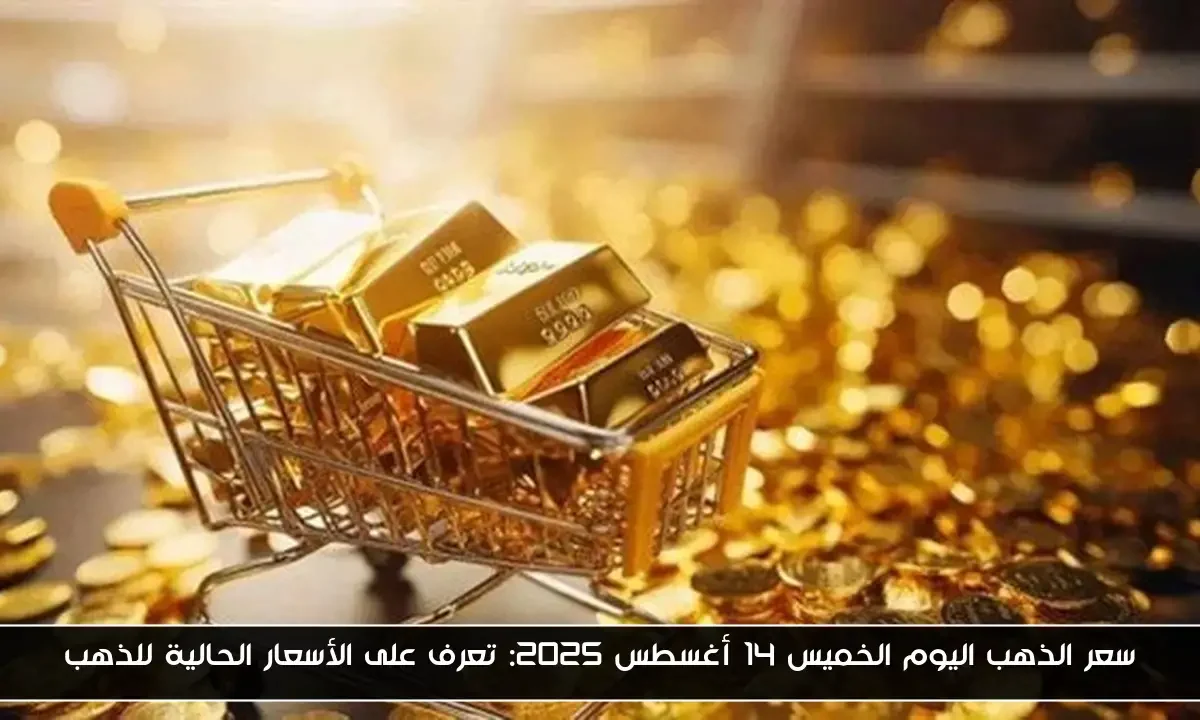 “السبيكه بكام ؟” سعر الذهب الآن آخر ساعات الخميس 14 أغسطس 2025 في المحلات والصاغة