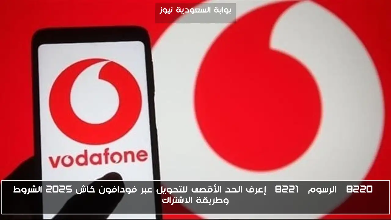 “الرسوم” إعرف الحد الأقصى للتحويل عبر فودافون كاش 2025 الشروط وطريقة الاشتراك