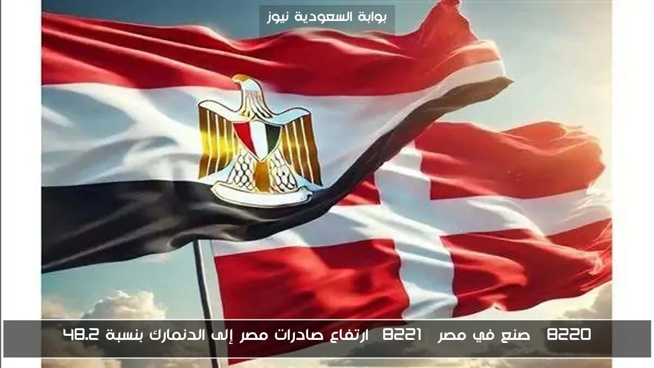 “صنع في مصر” ارتفاع صادرات مصر إلى الدنمارك بنسبة 48.2%