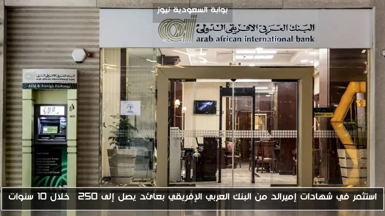 استثمر في شهادات إميرالد من البنك العربي الإفريقي بعائد يصل إلى 250% خلال 10 سنوات