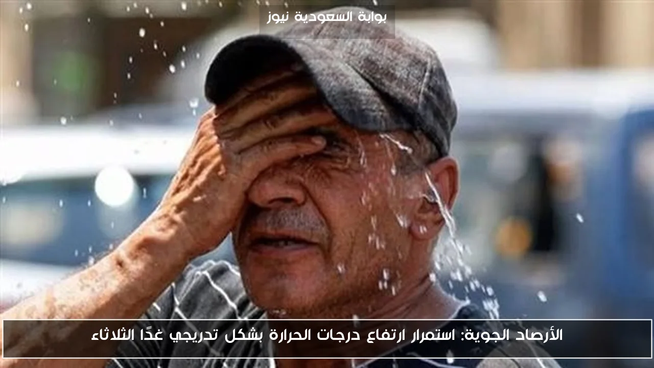 الأرصاد الجوية: استمرار ارتفاع درجات الحرارة بشكل تدريجي غدًا الثلاثاء