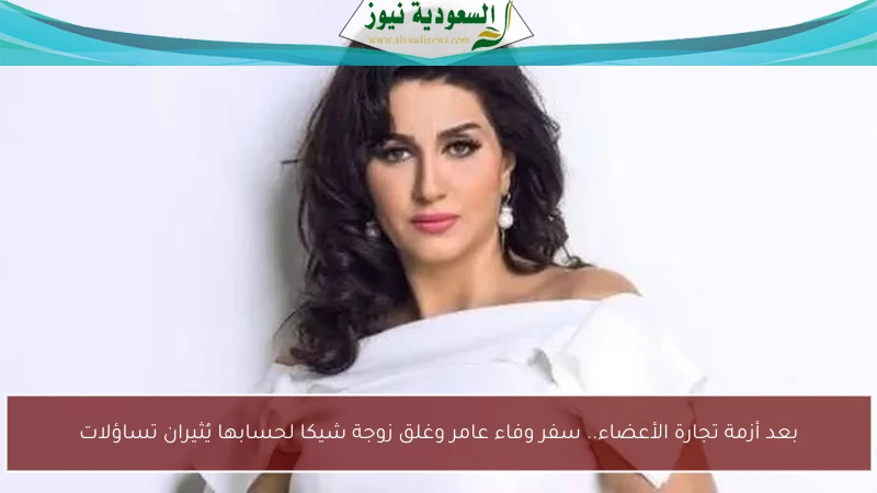 بعد أزمة تجارة الأعضاء.. سفر وفاء عامر وغلق زوجة شيكا لحسابها يُثيران تساؤلات