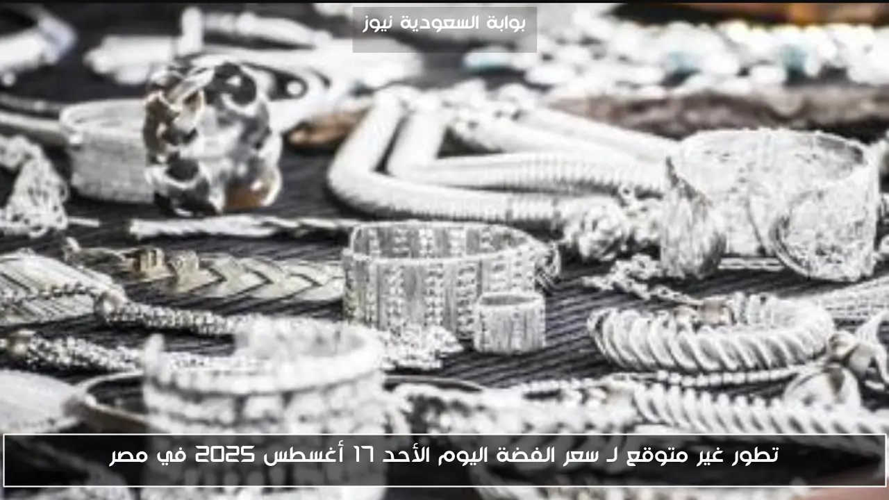 تطور غير متوقع لـ سعر الفضة اليوم الأحد 17 أغسطس 2025 في مصر