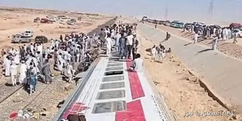 ضحايا ومصابيين .. تفاصيل حادث قطار مطروح اليوم