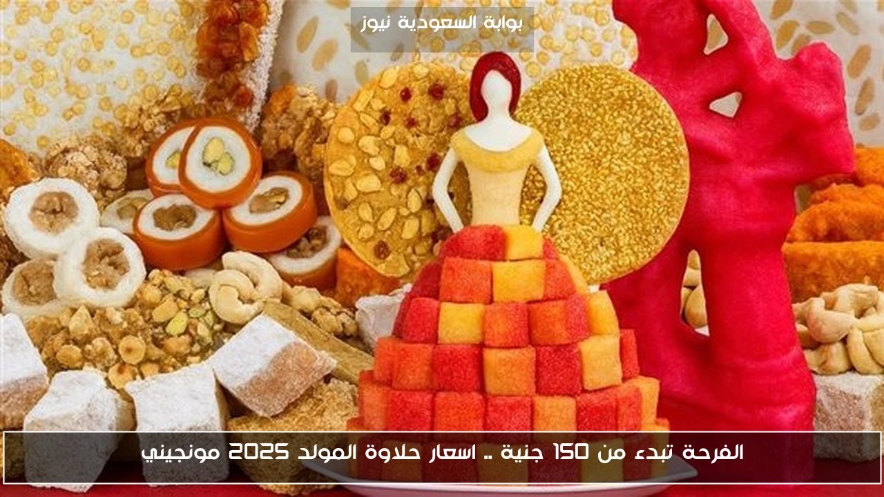 الفرحة تبدء من 150 جنية .. اسعار حلاوة المولد ٢٠٢٥ مونجيني