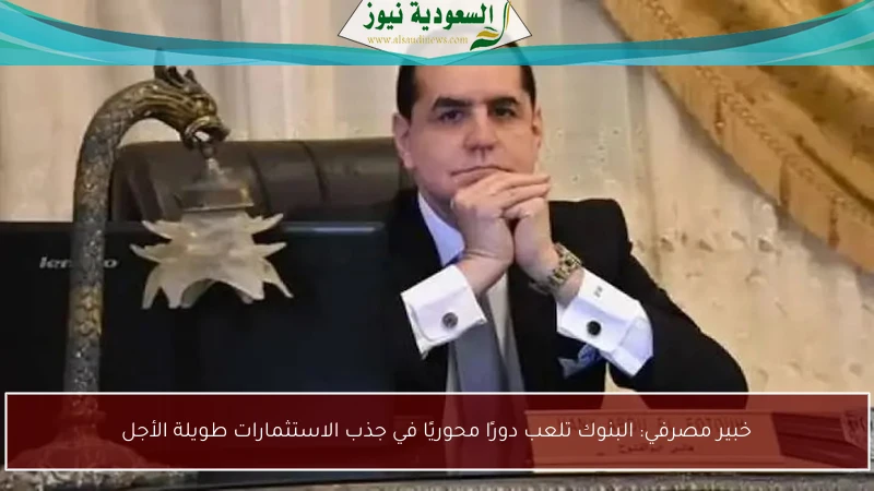 خبير مصرفي: البنوك تلعب دورًا محوريًا في جذب الاستثمارات طويلة الأجل