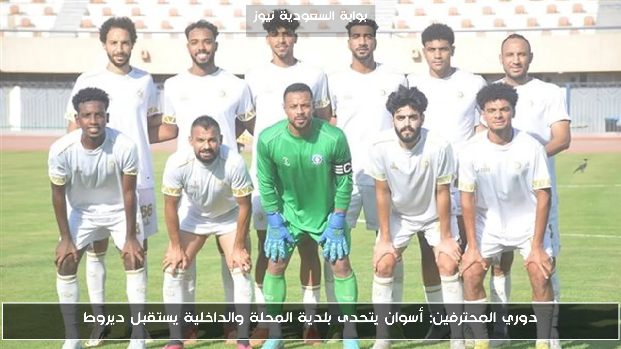 دوري المحترفين: أسوان يتحدى بلدية المحلة والداخلية يستقبل ديروط