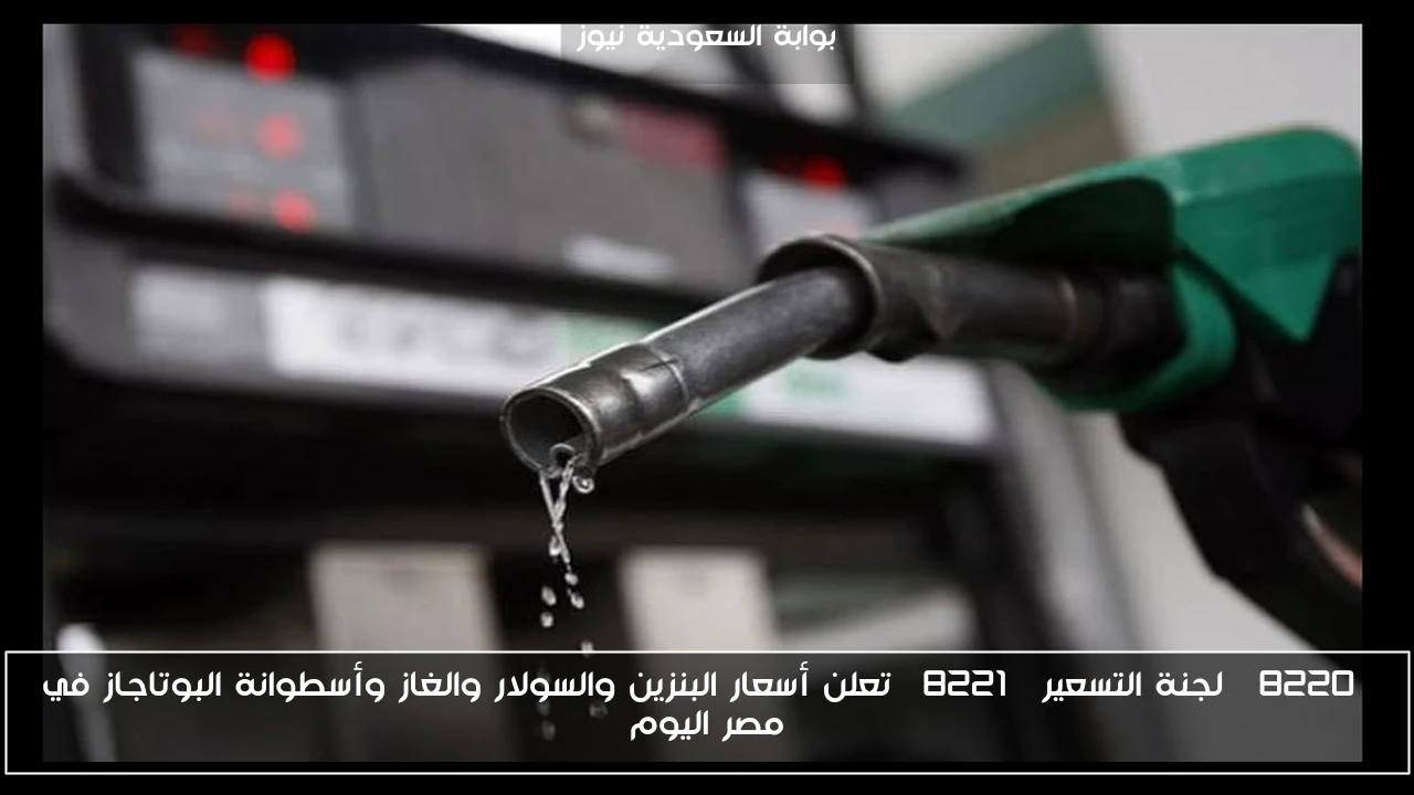 “لجنة التسعير” تعلن أسعار البنزين والسولار والغاز وأسطوانة البوتاجاز في مصر اليوم
