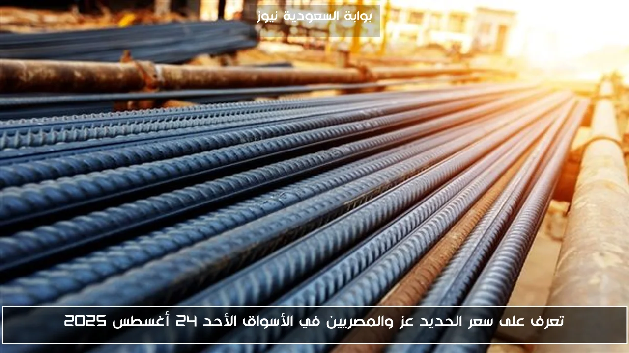 تعرف على سعر الحديد عز والمصريين في الأسواق الأحد 24 أغسطس 2025