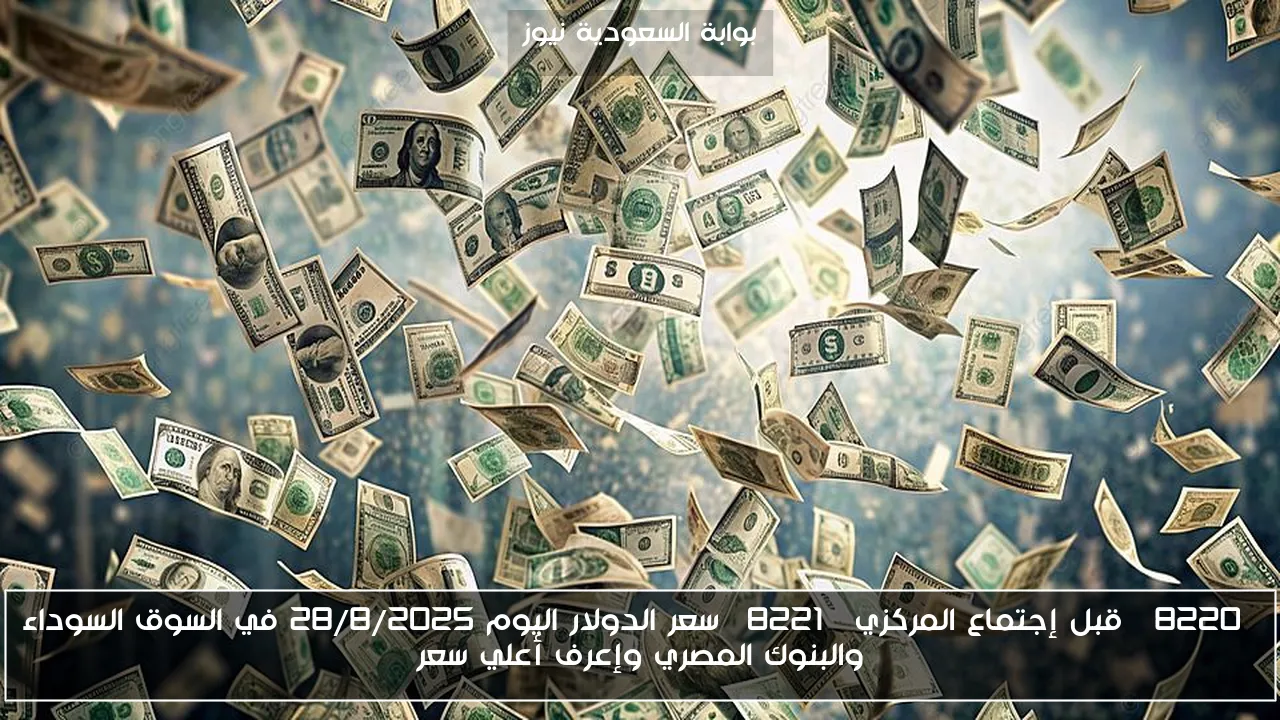 “قبل إجتماع المركزي” سعر الدولار اليوم 28/8/2025 في السوق السوداء والبنوك المصري وإعرف أعلي سعر