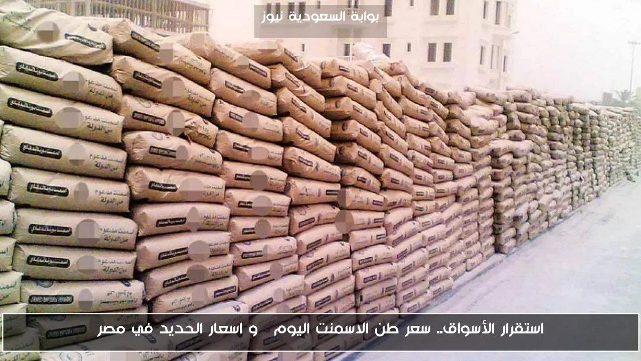 استقرار الأسواق.. سعر طن الاسمنت اليوم و اسعار الحديد في مصر