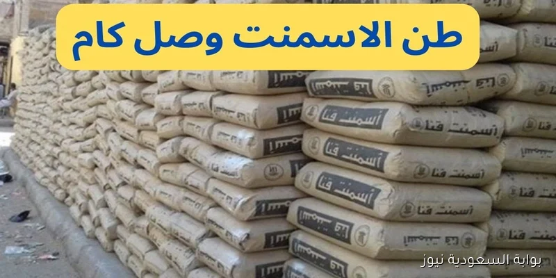 “الطن وصل كام” سعر طن الأسمنت اليوم السبت 30 أغسطس 2025 في الأسواق المصرية