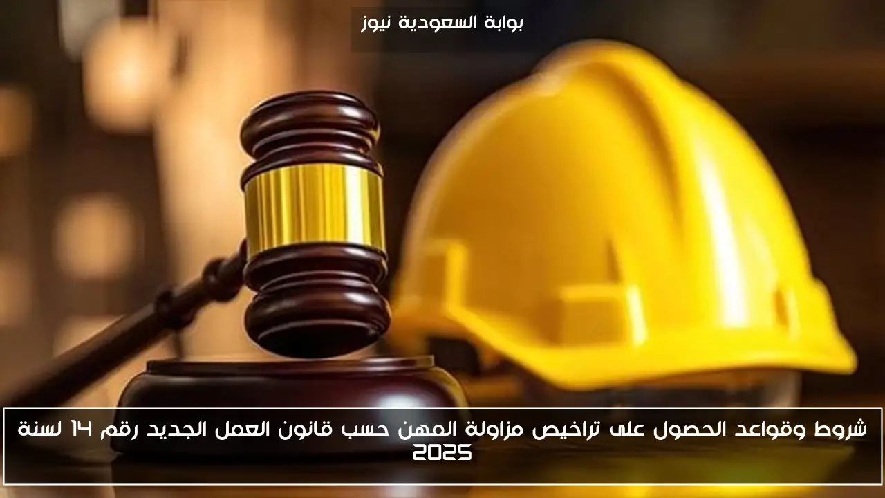 شروط وقواعد الحصول على تراخيص مزاولة المهن حسب قانون العمل الجديد رقم 14 لسنة 2025