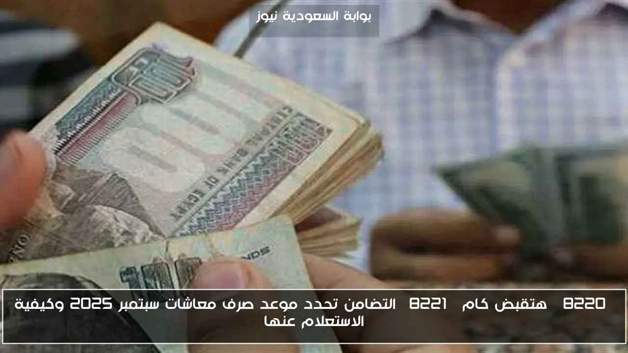 “هتقبض كام” التضامن تحدد موعد صرف معاشات سبتمبر 2025 وكيفية الاستعلام عنها