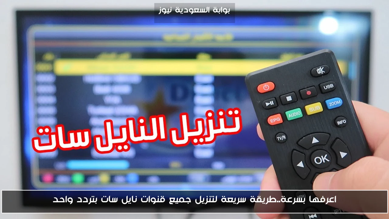 اعرفها بسرعة..طريقة سريعة لتنزيل جميع قنوات نايل سات بتردد واحد
