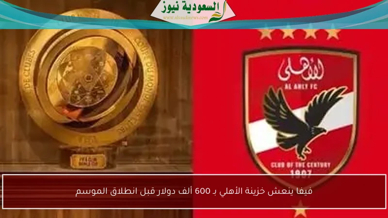 فيفا ينعش خزينة الأهلي بـ 600 ألف دولار قبل انطلاق الموسم
