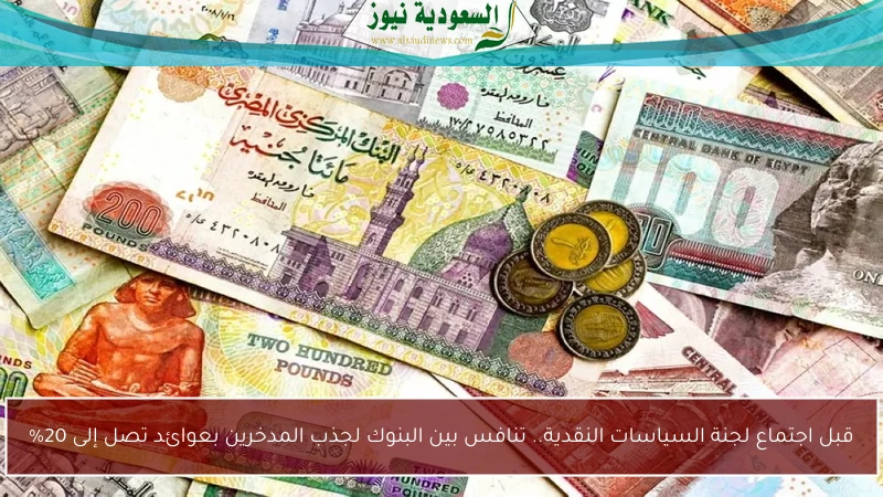 قبل اجتماع لجنة السياسات النقدية.. تنافس بين البنوك لجذب المدخرين بعوائد تصل إلى 20%