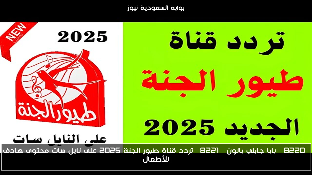 “بابا جابلي بالون” تردد قناة طيور الجنة 2025 على نايل سات محتوى هادف للأطفال