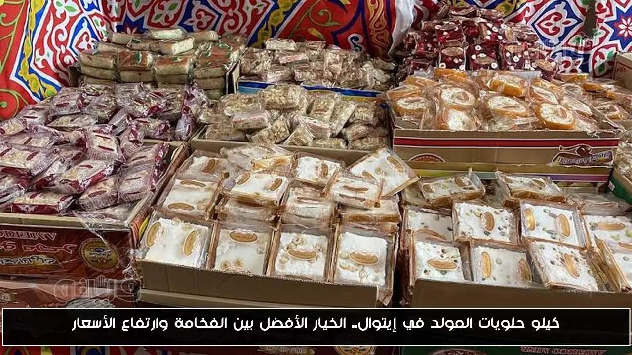 كيلو حلويات المولد في إيتوال.. الخيار الأفضل بين الفخامة وارتفاع الأسعار
