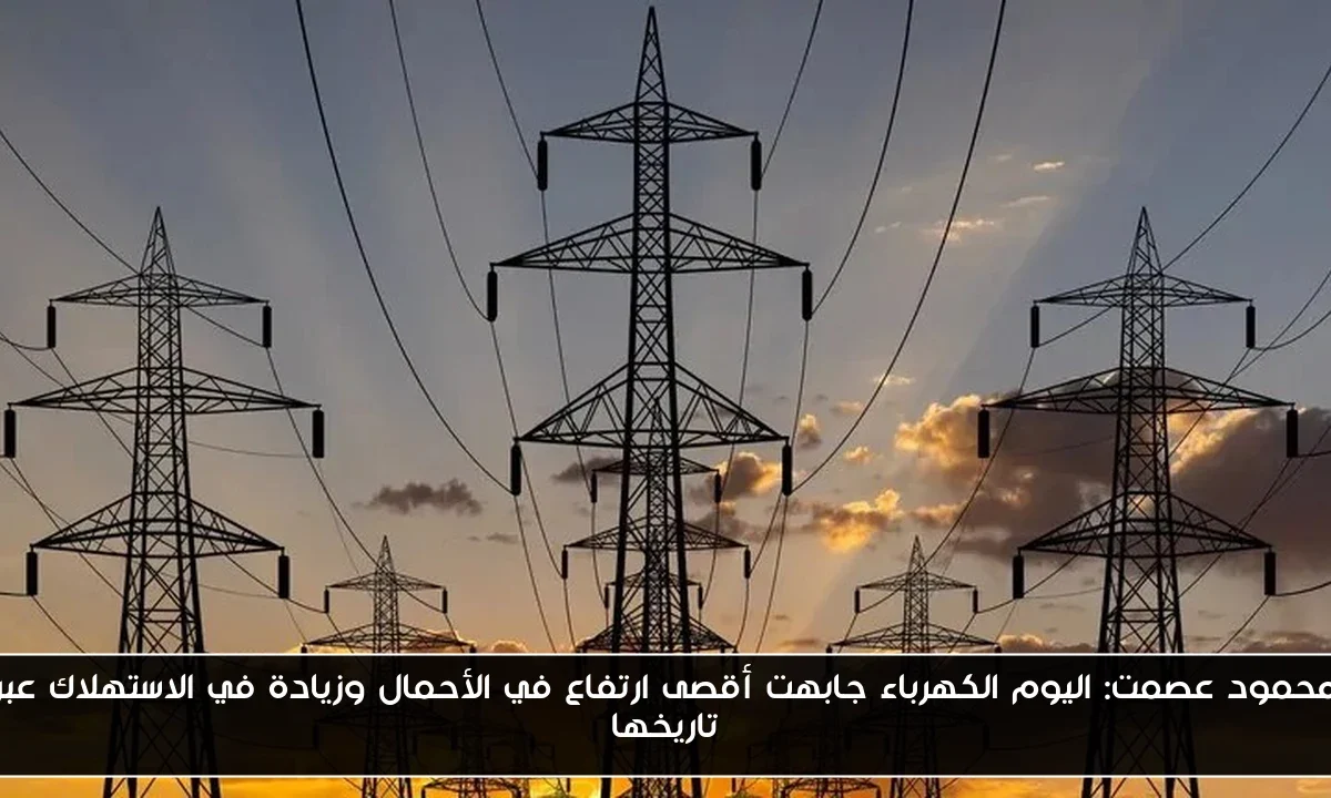 محمود عصمت: اليوم الكهرباء جابهت أقصى ارتفاع في الأحمال وزيادة في الاستهلاك عبر تاريخها