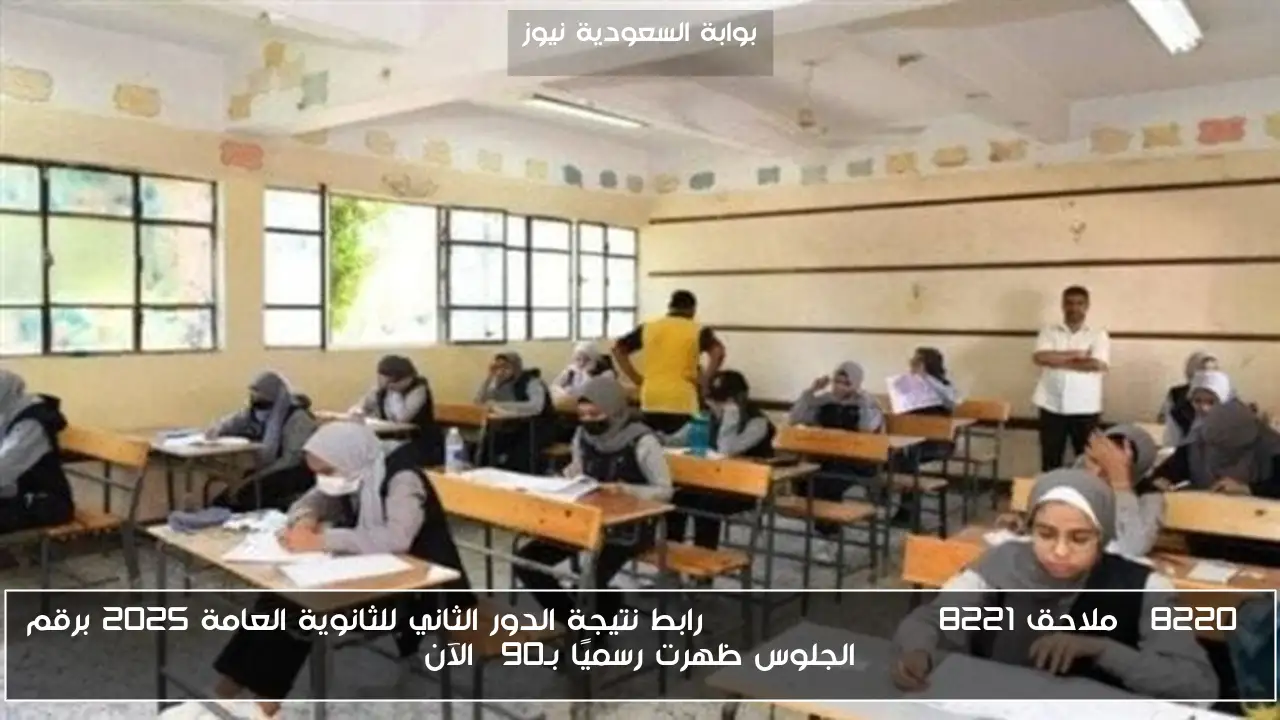 “ملاحق elwatannews” رابط نتيجة الدور الثاني للثانوية العامة 2025 برقم الجلوس ظهرت رسميًا بـ90% الآن