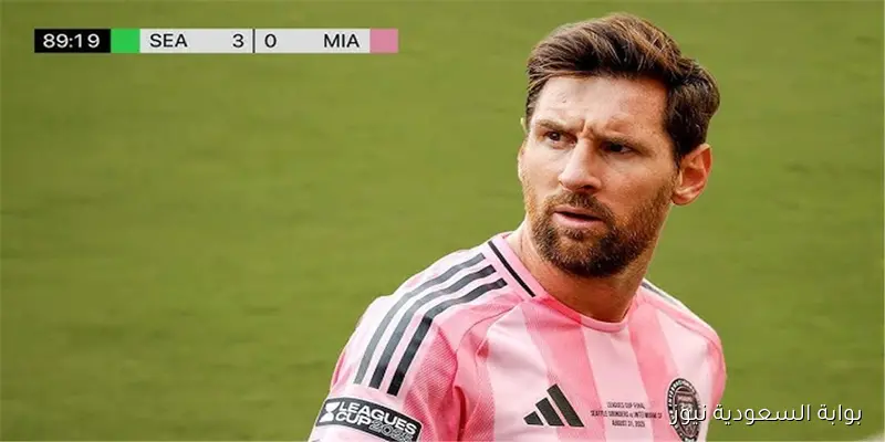 إنتر ميامي يخسر أمام سوندرز في نهائي كأس الدوريات بمشاركة ميسي