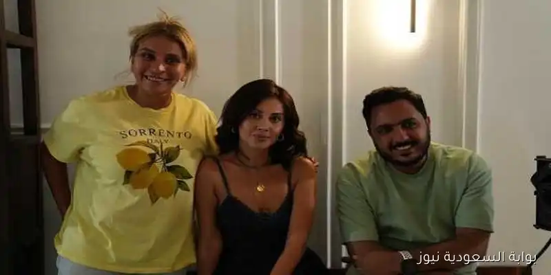 ياسمين رئيس في كواليس فيلم «الست لما»