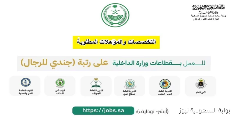 أبشر وظائف عسكرية للرجال 1447 والشروط المطلوبة