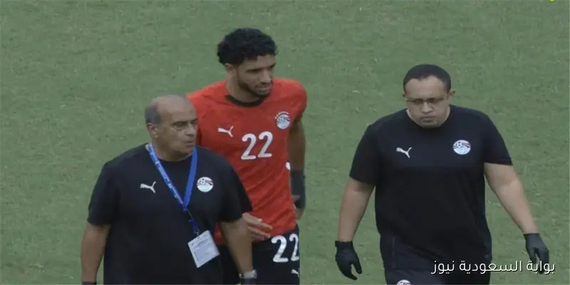 التشخيص الأولي لإصابة عمر مرموش خلال مباراة مصر وبوركينا فاسو
