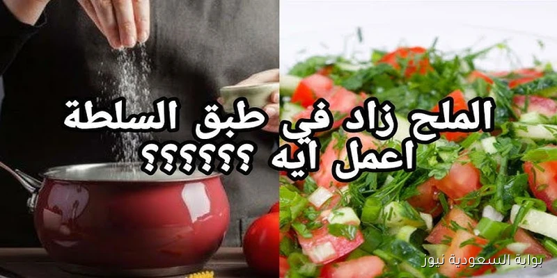 الأكل مملح؟ شيف سعودي يكشف لك الطريقة السحرية للتخلص من الملح الزائد.. وهتلاقي طعمه ألذ من أي مرة!