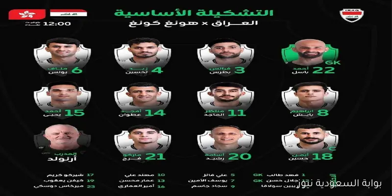 لعبة العراق الأن .. نتيجة مباراة العراق وهونغ كونغ اليوم لحظة بلحظة في نهائي كاس ملك تايلاند 2025